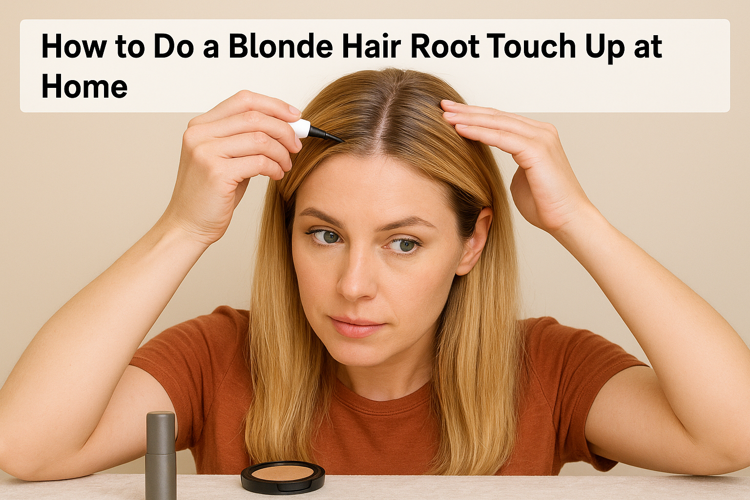 How to Do a Blonde Hair Root Touch Up at Home
