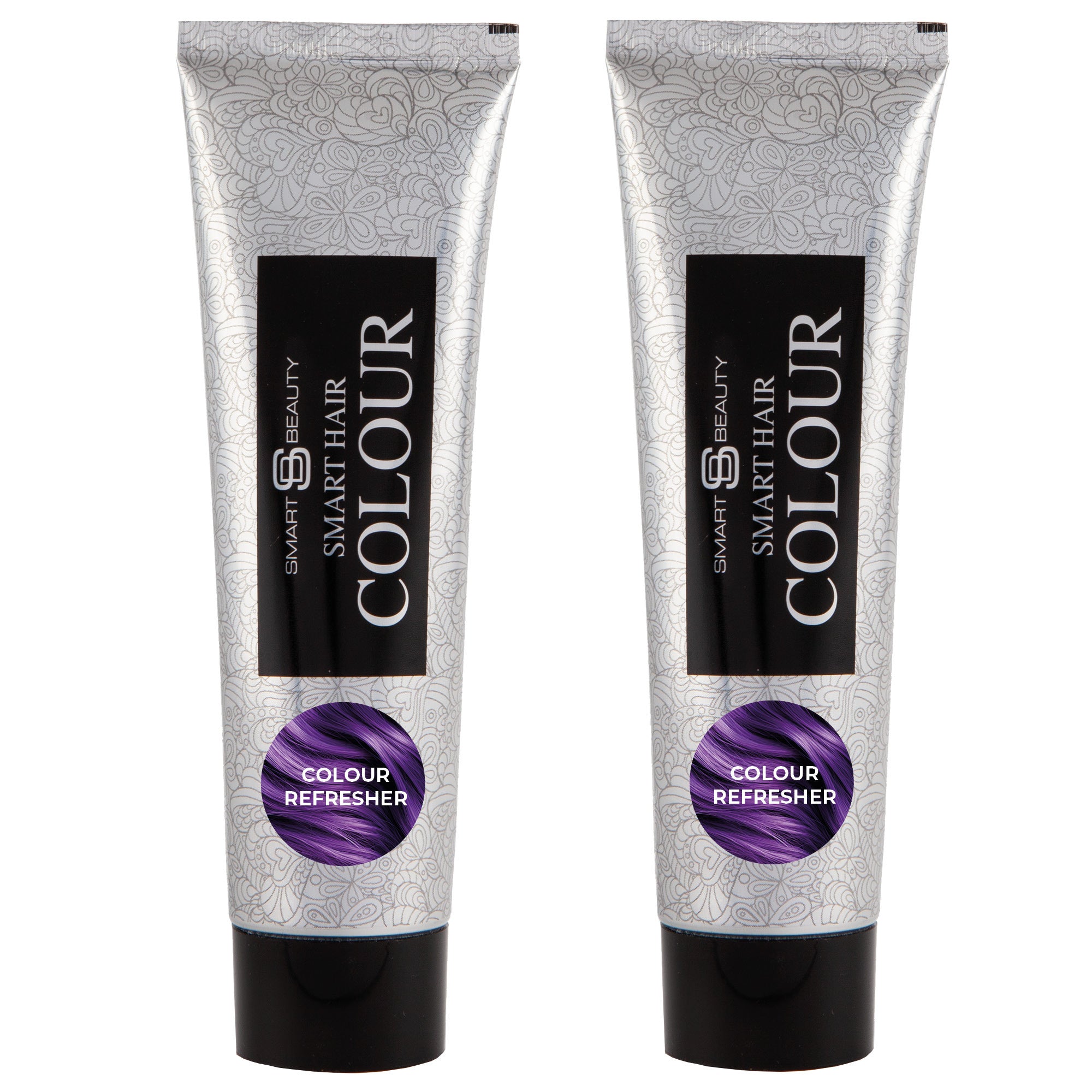 Pro Finish Bundle Pack - Amethyst Purple Hair Dye &amp; Colour Refresher - Permanent Hair Colour with Maintenance Colour Booster