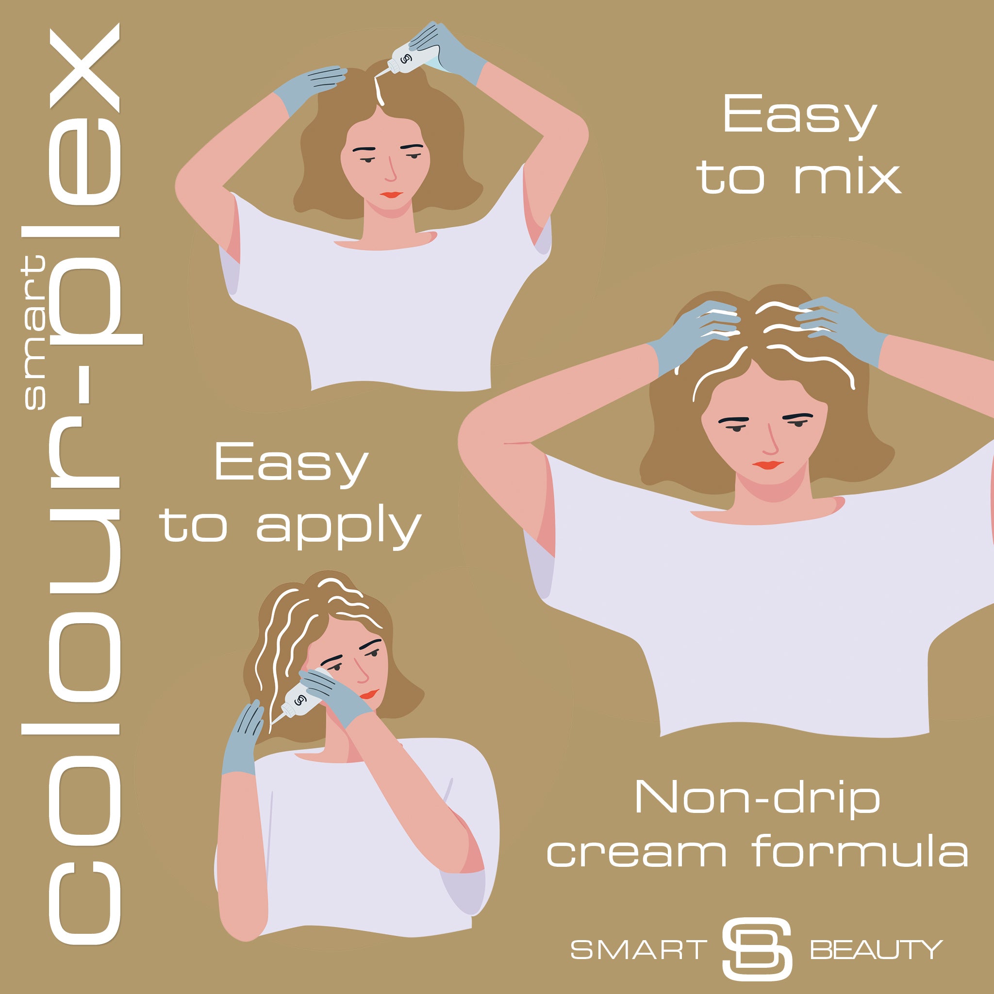 Ash Blonde Hair Dye with Added Plex Hair Care Conditioner, Permanent Hair Colour