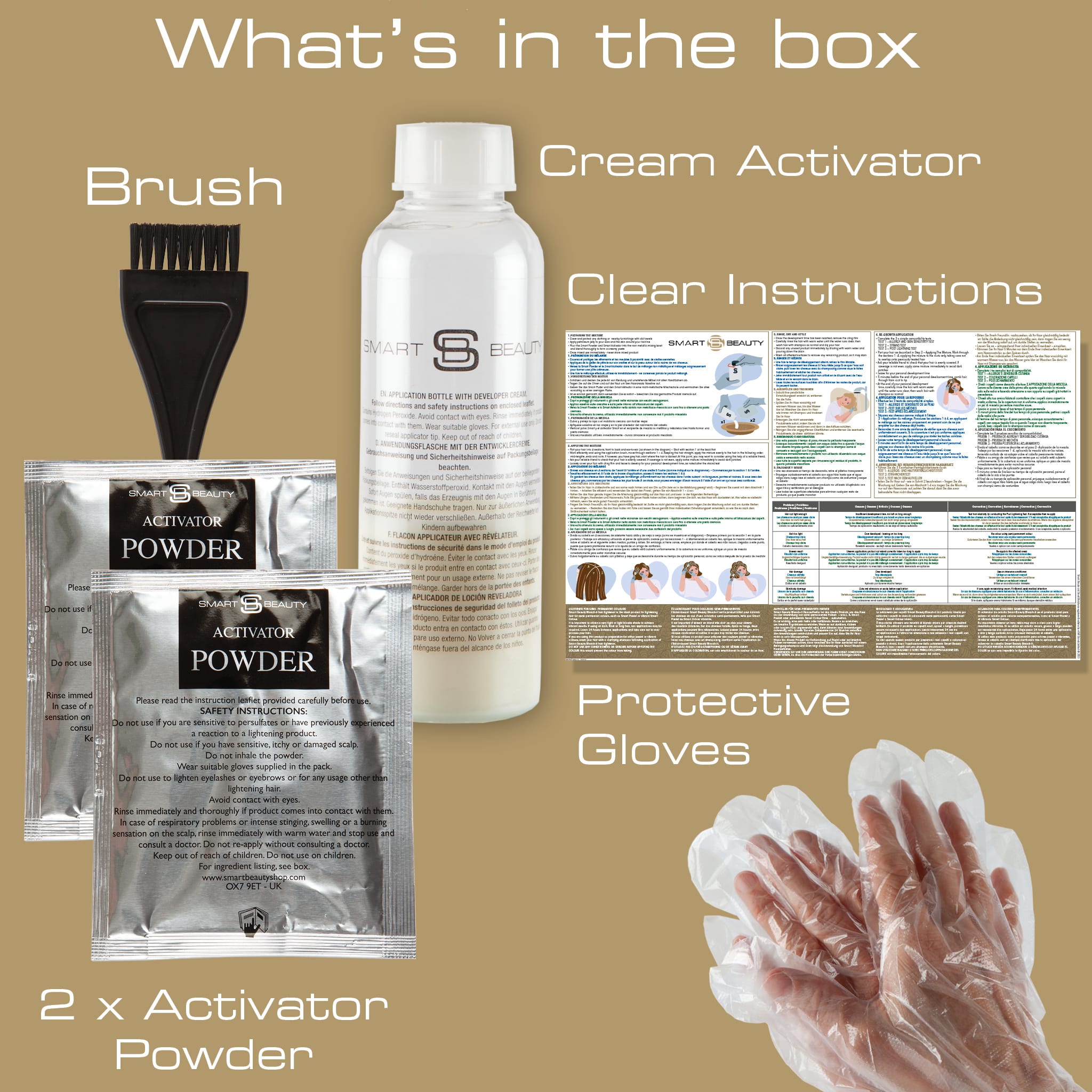 N°2 Kit de décoloration intelligente pour cheveux blonds avec deux sachets de toner revitalisant cendré