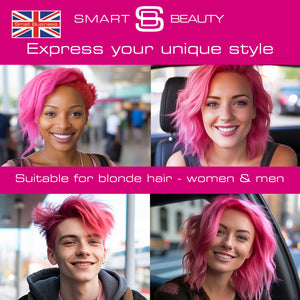 Carmine Pink Vibrant Semi-permanent Hair Colour
