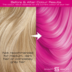 Carmine Pink Vibrant Semi-permanent Hair Colour