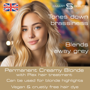 Blonde+plex | Creamy Blonde Permanent Hair Dye