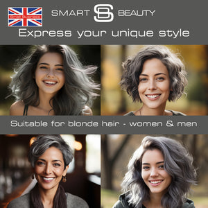 Metallic Graphite Grey Pastel Hair Dye | Permanent Hair Colour
