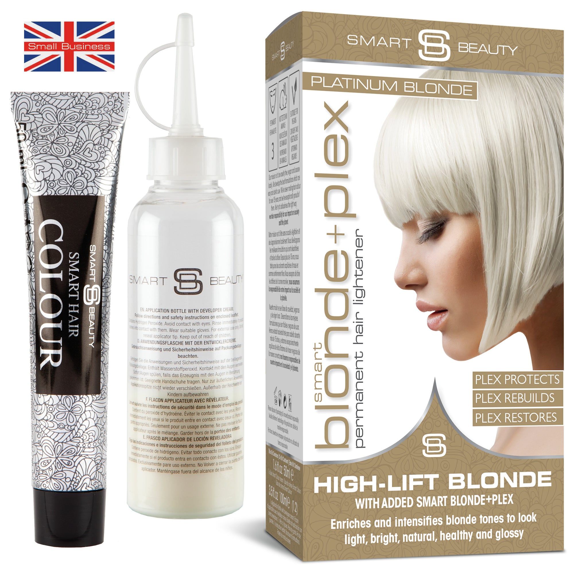 Blonde+plex | Platinum Blonde Permanent Hair Dye