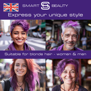 Pure Purple Vibrant Semi-permanent Hair Colour