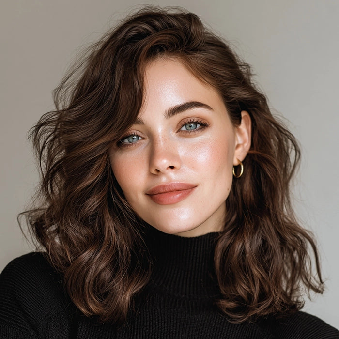Espressobraune Haarfarbe mit Plex Haarpflege-Conditioner, Permanente Haarfarbe