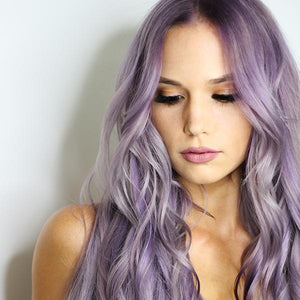 ideas vegan cruelty free permanent hair colour metallic pastel lilac purple